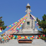 Stupa near Wusutuzhao Temple, Daqing Mountain, Inner Mongolia